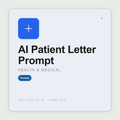 Patient Letter Prompt