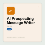 Write LinkedIn connection requests, InMails and DMs that get replies — four variants, observation-led, character-counted. Works with Claude & ChatGPT. Instant use.