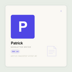 Patrick writes full newsletter issues, subject lines, welcome sequences, and sponsor copy inside Claude. Consistent voice. Reader-first. Built to grow subscribers.