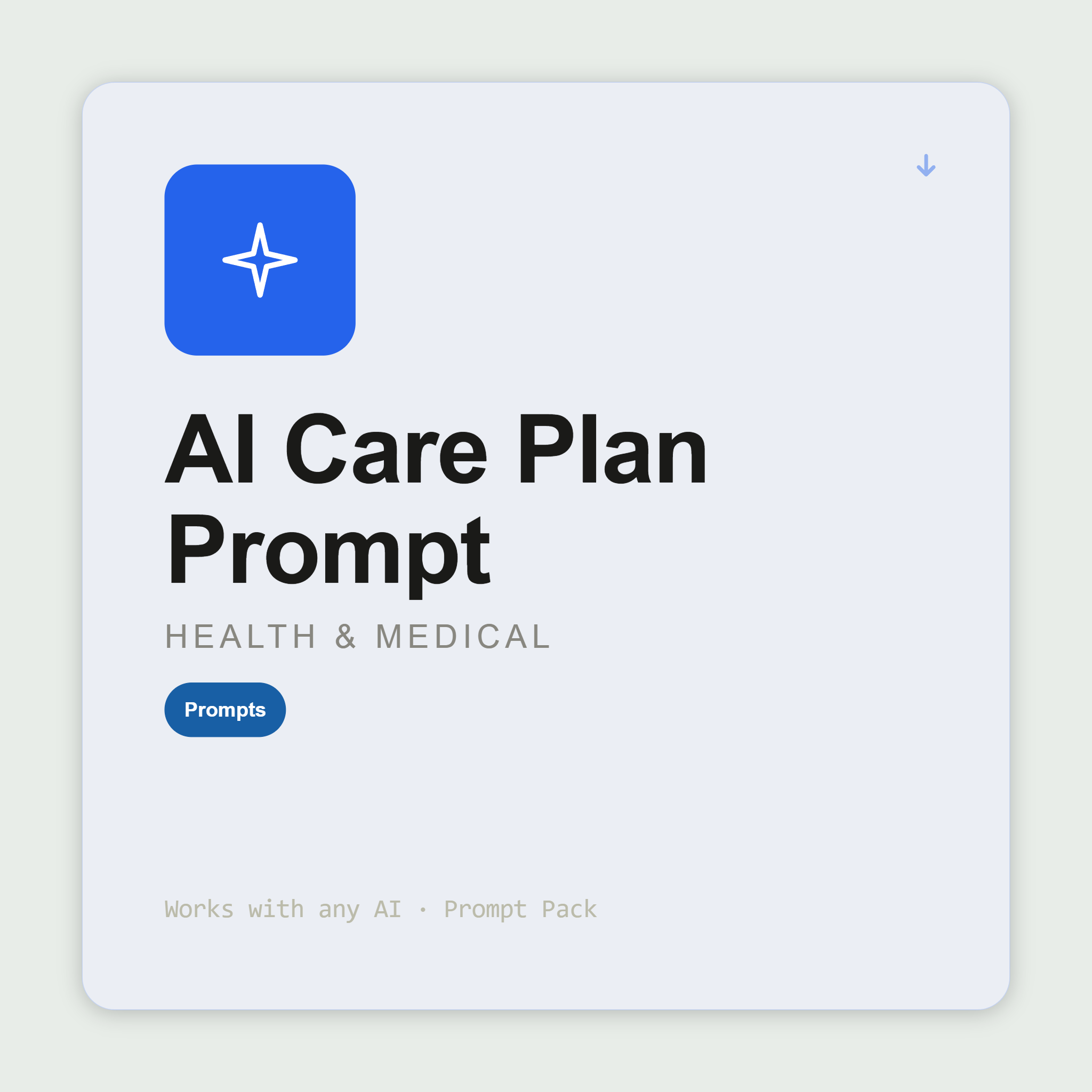 Care Plan Prompt