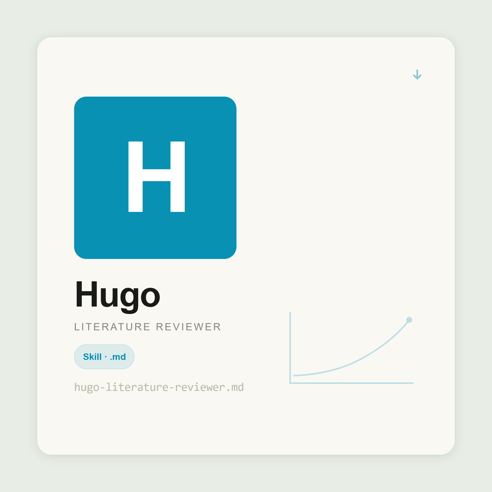 Hugo structures and writes literature reviews inside Claude — thematic synthesis, gap analysis, critical evaluation, and systematic review support across all disciplines.
