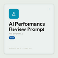 Build performance review frameworks — evidence-based, rating anchors, meeting guide with difficult-conversation language. Works with Claude & ChatGPT. Instant use.