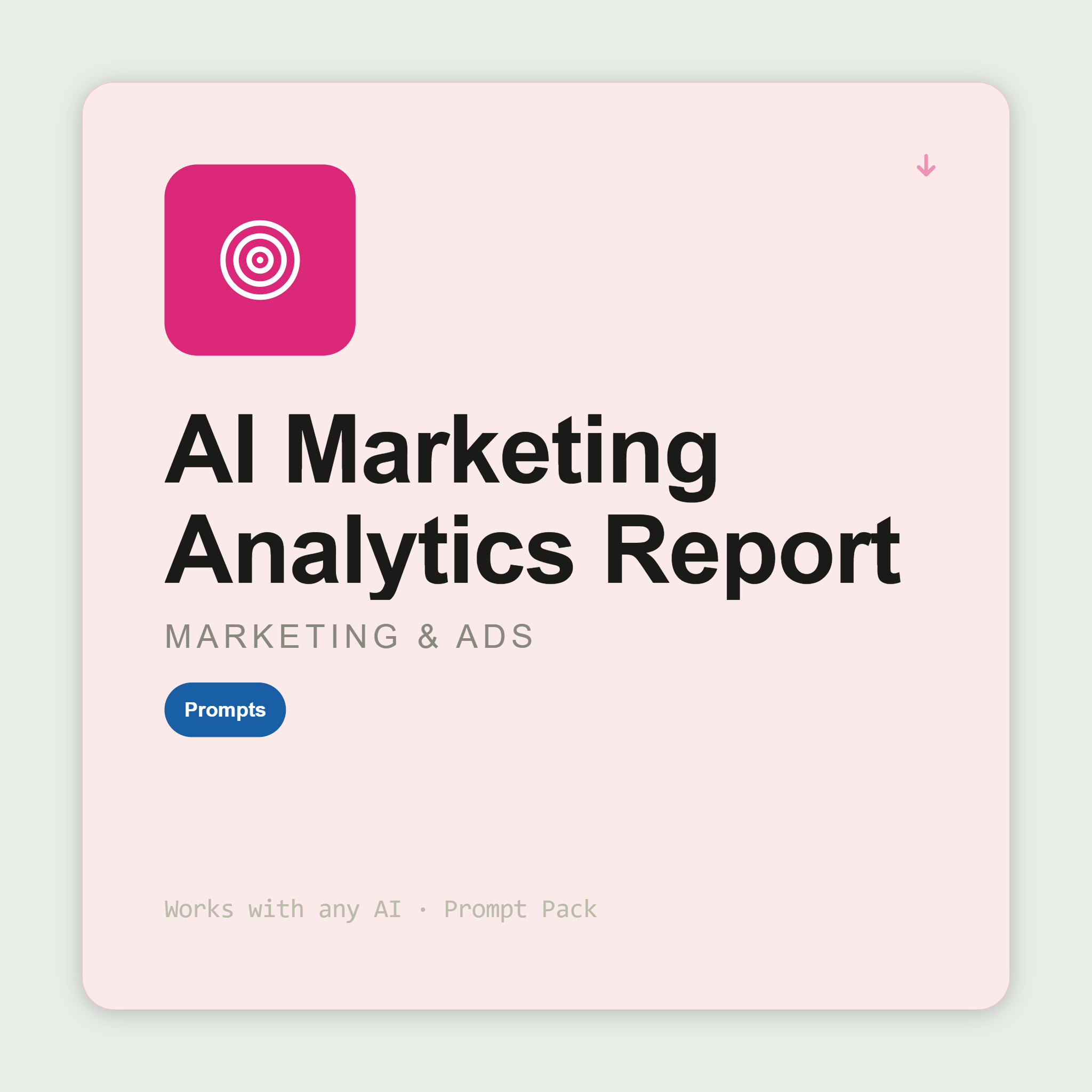 Turn raw marketing data into a structured report — findings, root-cause analysis, prioritised actions. Works with Claude & ChatGPT. Instant use.