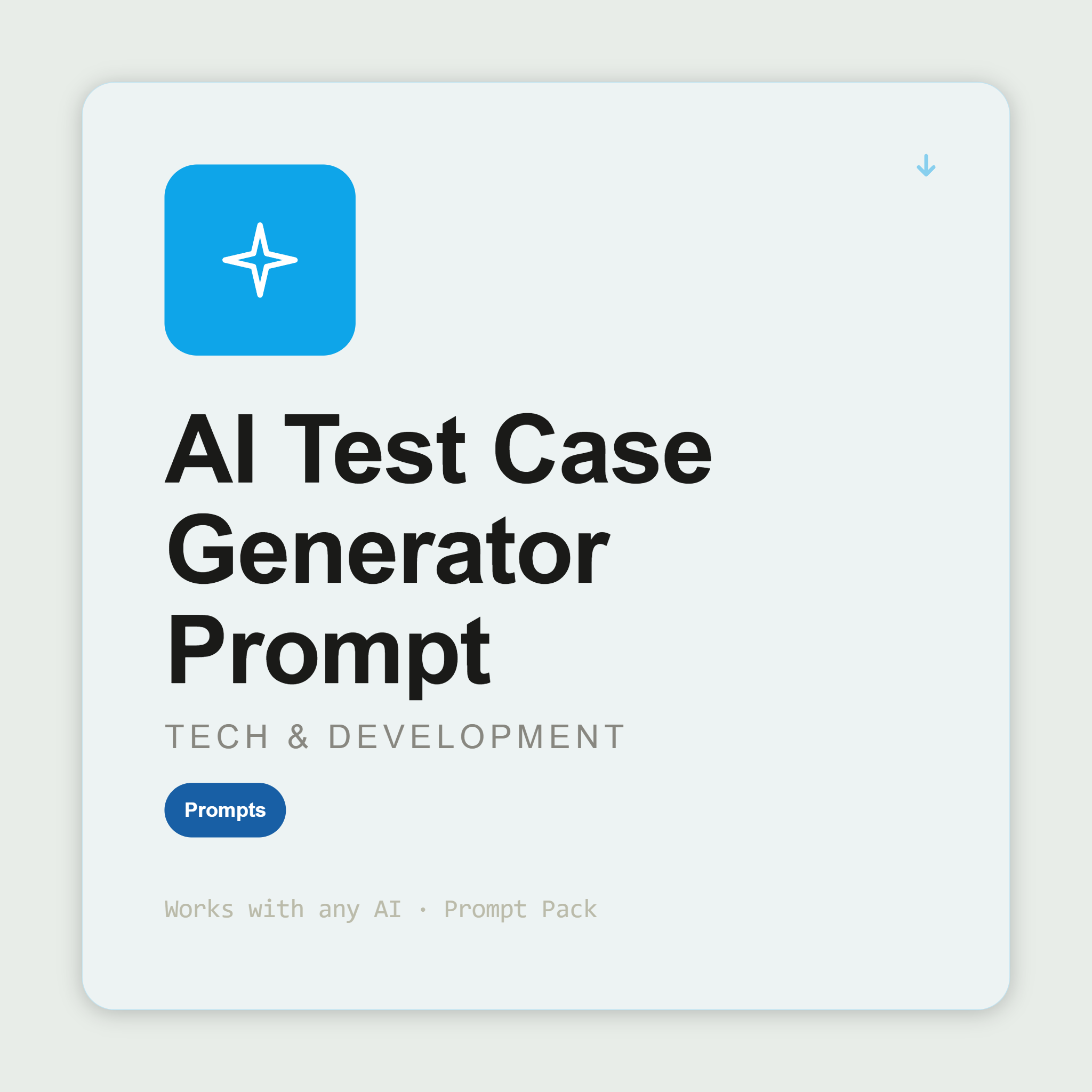 Generate test cases — unit, integration, edge, regression, security — that cover where code breaks, with automation recommendations. Works with Claude & ChatGPT.