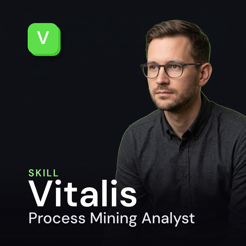 Vitalis — Process Mining Analyst AI Skill cover
