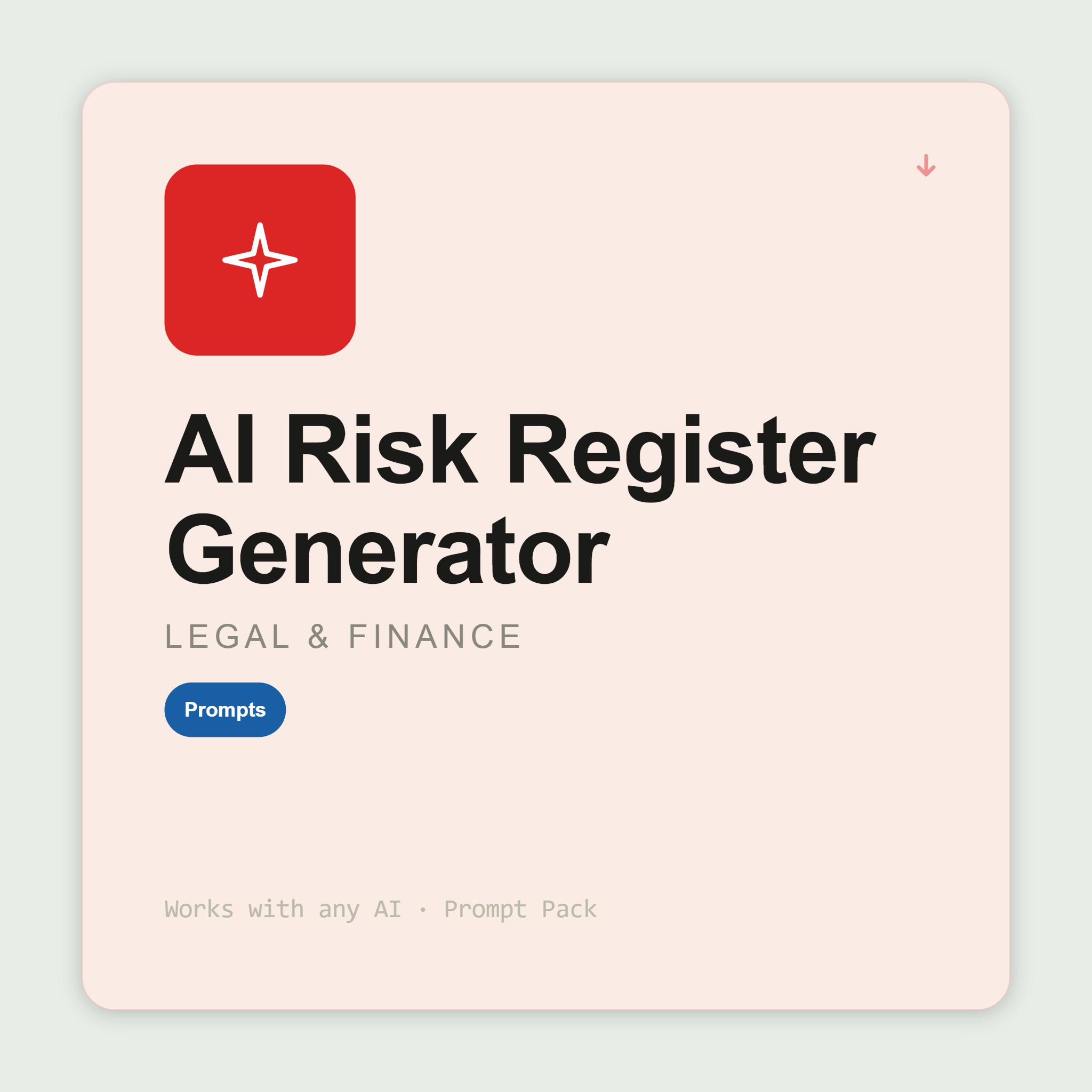 AI Risk Register Generator