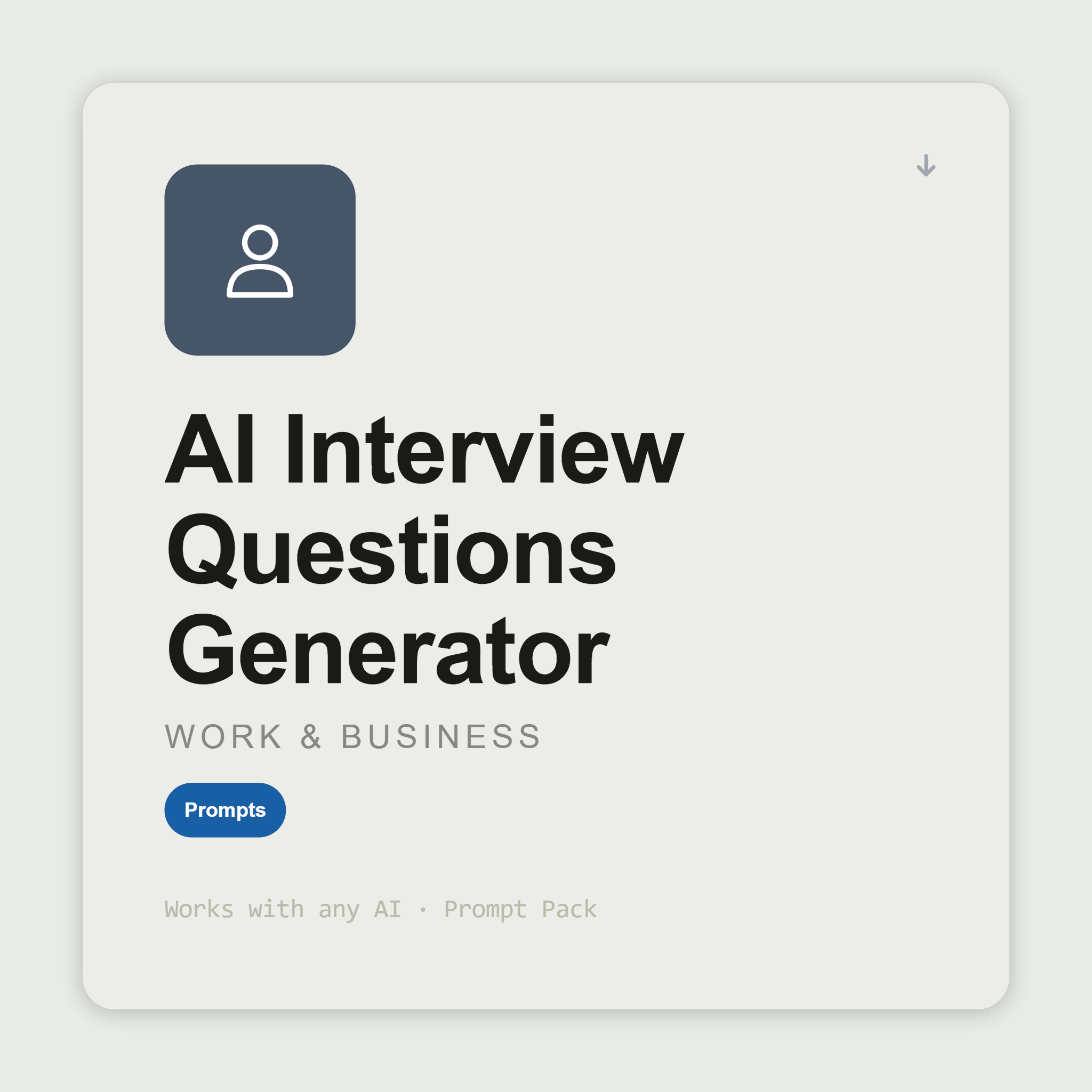 Build structured interview kits — competency questions, scorecards, probes, red flags — that predict performance. Works with Claude & ChatGPT. Instant use.