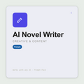 Fiction writing co-pilot — outlines, scene drafts, dialogue, structural reviews — in your voice, not replacing it. Works with Claude & ChatGPT. Instant use.