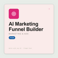 Design a complete marketing funnel — 7-stage journey map, channels, content, conversion events, metrics — tailored to your business model. Works with Claude & ChatGPT.