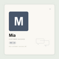 Mia manages customer success inside Claude — onboarding plans, EBR decks, save plays, renewal cases, and expansion signals. Churn risk named before it hits.