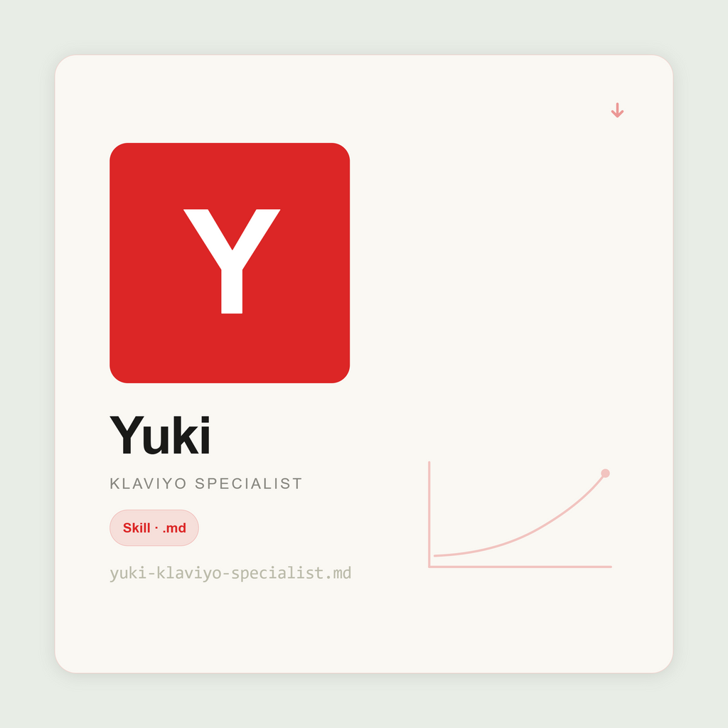 Give Claude the brain of a Senior Klaviyo Specialist. Full flow library, RFM segmentation, SMS strategy, campaign calendar, deliverability — built for DTC Shopify brands.