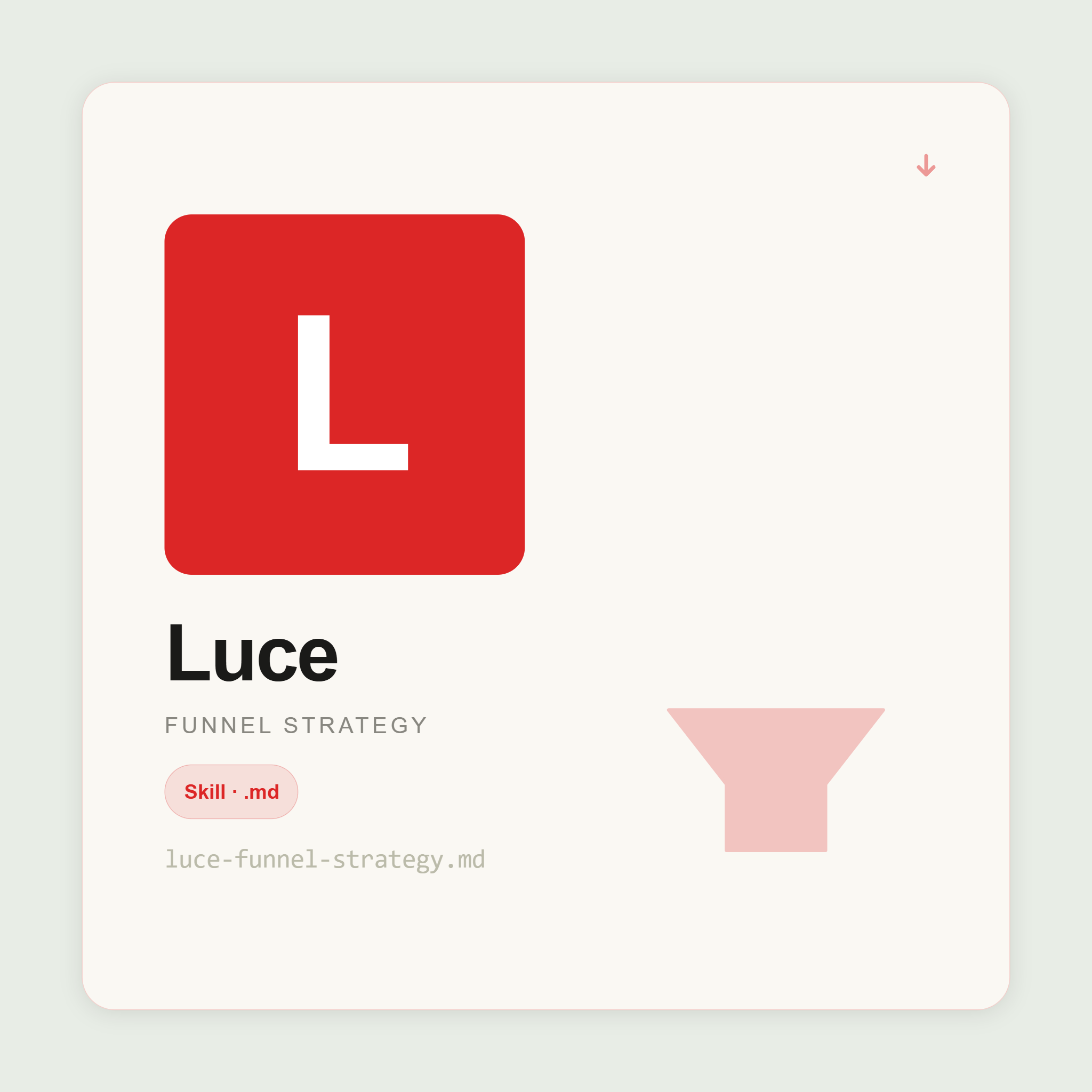 Give Claude the brain of a Senior Funnel Strategy Builder. Funnel maps, stage diagnostics, lead magnet sequences, landing page briefs, nurture emails — whole-funnel thinking.