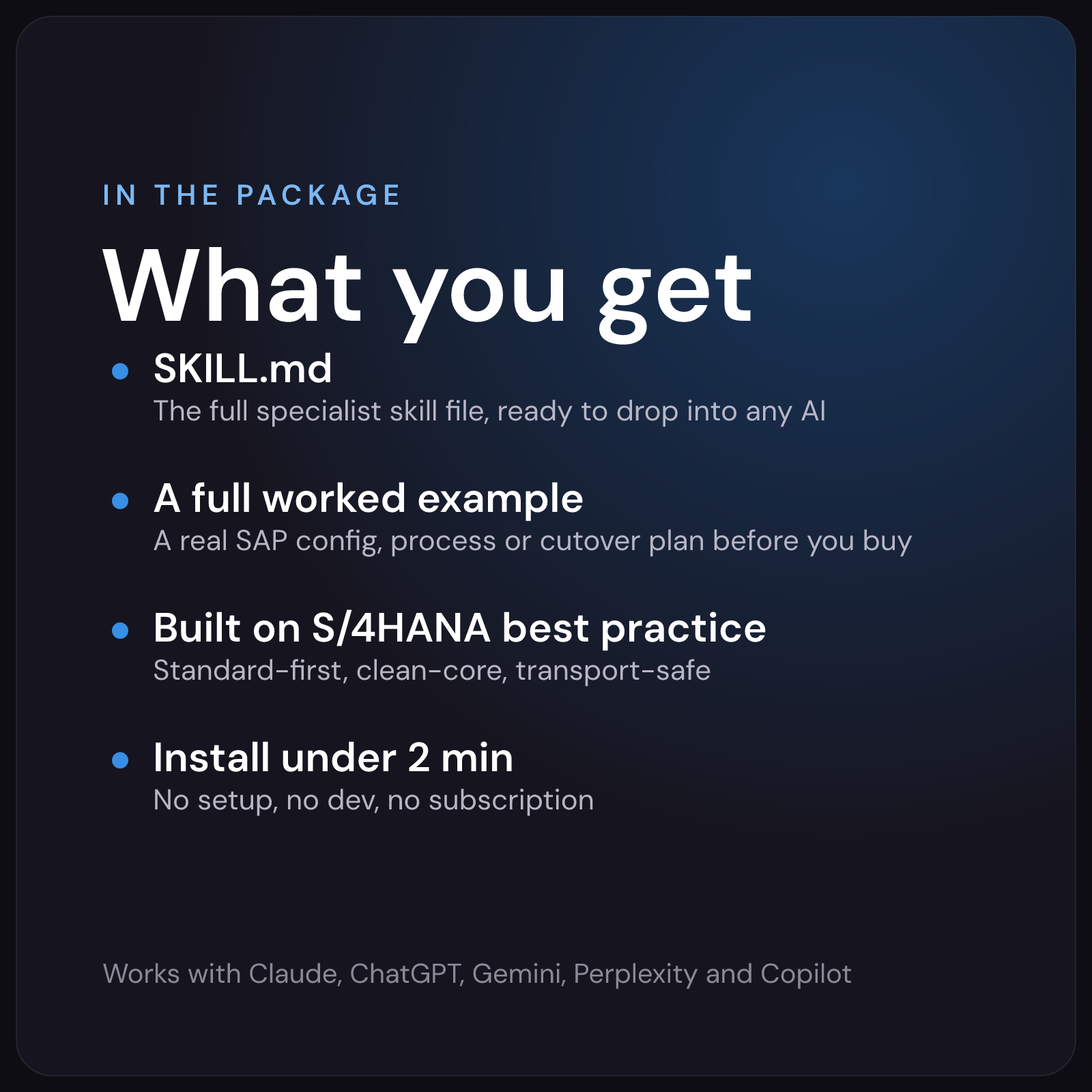 KissMySkills skill package