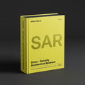 Security Architecture Reviewer Claude skill by KissMySkills, acid citron bookcloth cover with the monogram SAR