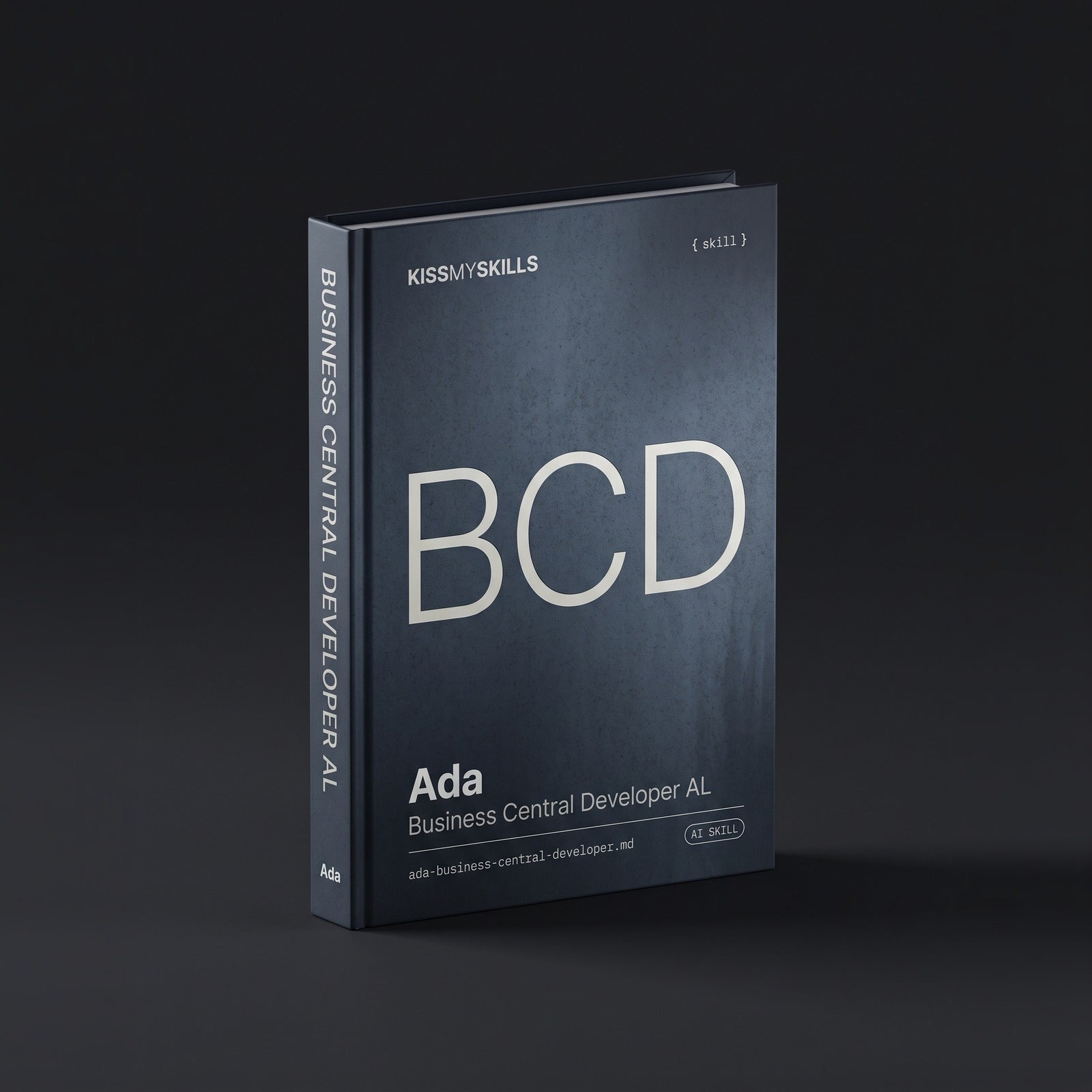 Business Central Developer (AL) Claude skill by KissMySkills, hardcover volume cover