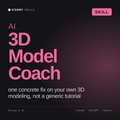 AI 3D Model Coach AI skill by KissMySkills, cover