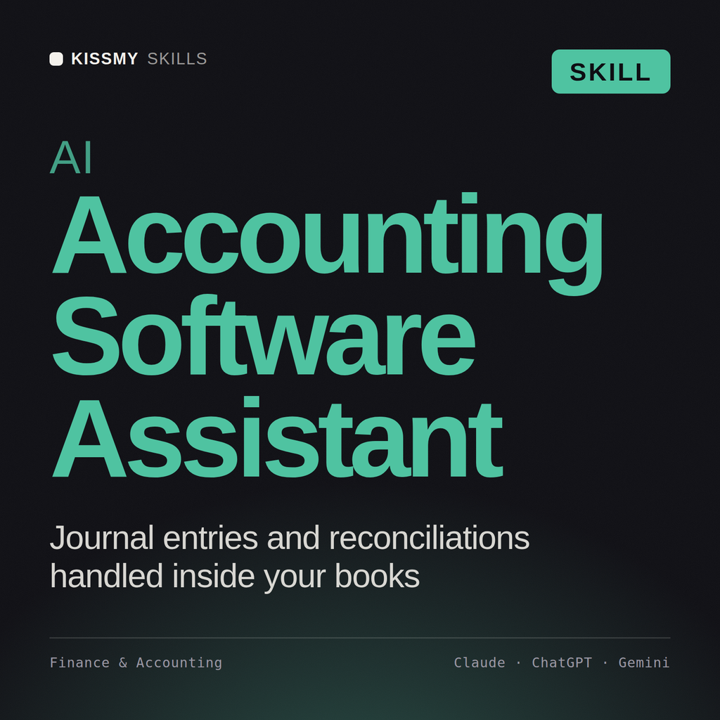 AI Accounting Software Assistant AI skill by KissMySkills, cover