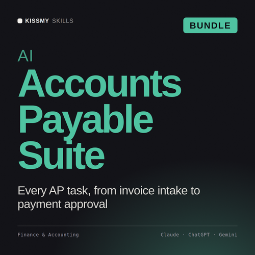 AI Accounts Payable Suite AI bundle by KissMySkills, cover
