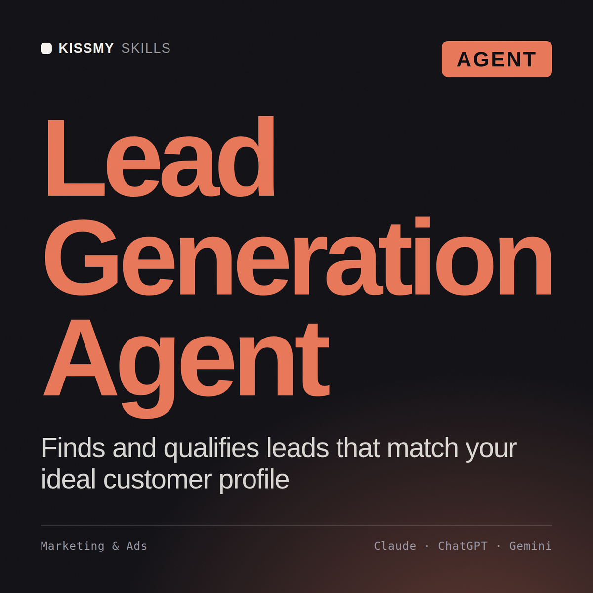 Lead Generation Agent AI agent by KissMySkills, cover