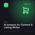 AI Amazon A+ Content & Listing Writer — AI prompt pack cover