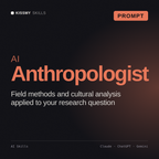 AI Anthropologist AI prompt by KissMySkills, cover