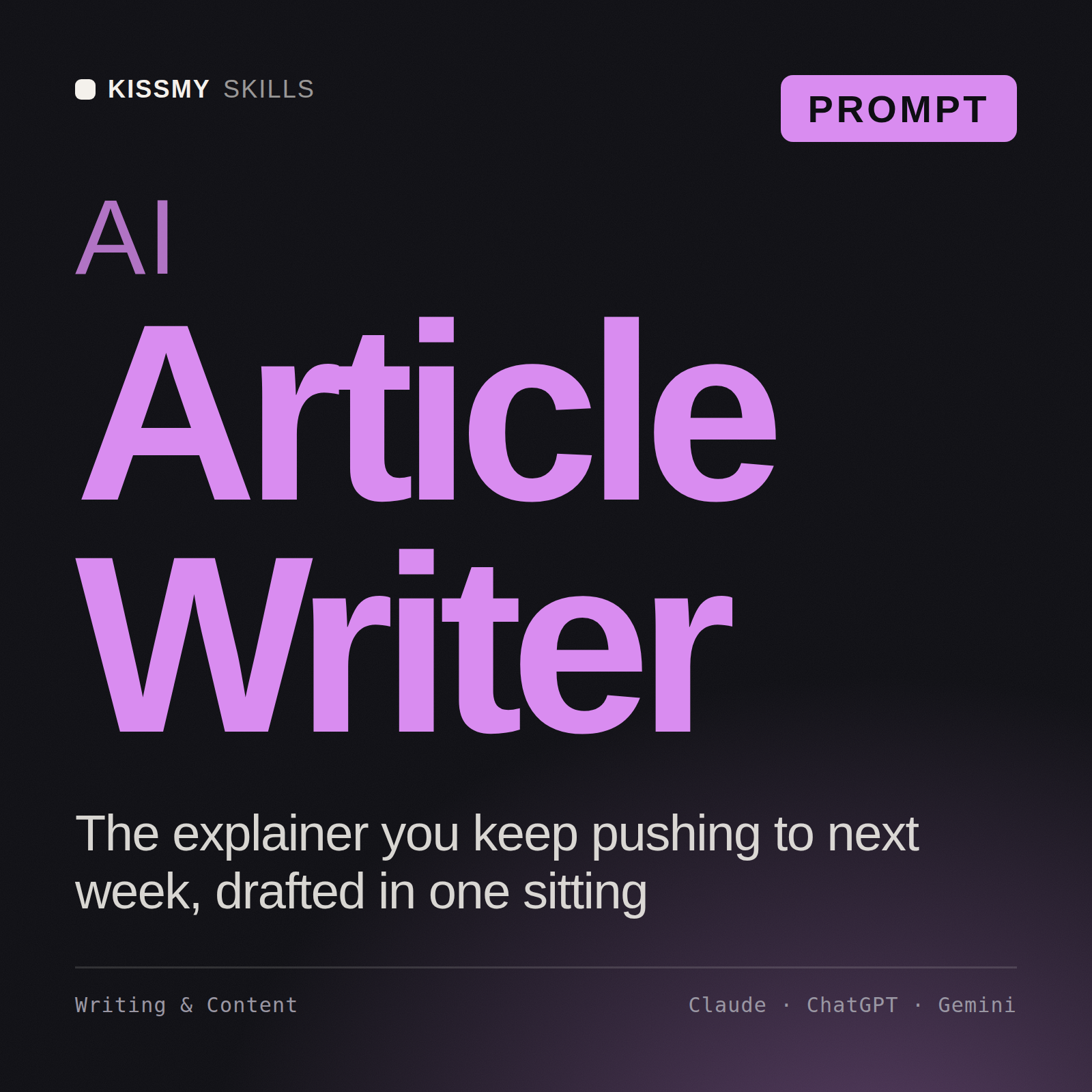 AI Article Writer