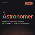 AI Astronomer AI prompt by KissMySkills, cover