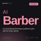 AI Barber AI prompt by KissMySkills, cover