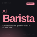 AI Barista AI prompt by KissMySkills, cover