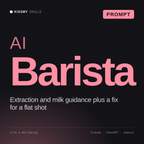 AI Barista AI prompt by KissMySkills, cover