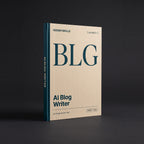 Blog Writer prompts for Claude by KissMySkills, warm oat laid paper cover with the monogram BLG