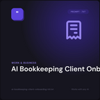 AI Bookkeeping Client Onboarding Kit prompt cover