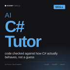 AI C# Tutor AI skill by KissMySkills, cover