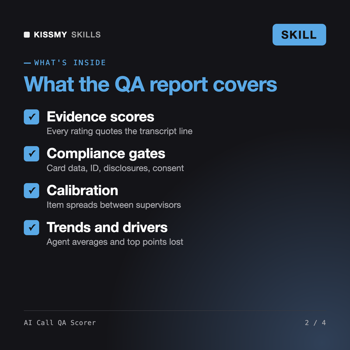 AI Call QA Scorer
