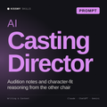 AI Casting Director AI prompt by KissMySkills, cover