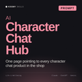AI Character Chat Hub AI prompt by KissMySkills, cover