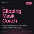 AI Clipping Mask Coach AI skill by KissMySkills, cover