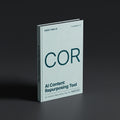 Content Repurposing Tool prompts for Claude by KissMySkills, pale sea-glass bookcloth cover with the monogram COR