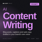 AI Content Writing AI prompt by KissMySkills, cover