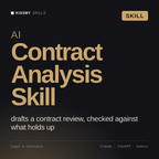 AI Contract Analysis Skill AI skill by KissMySkills, cover