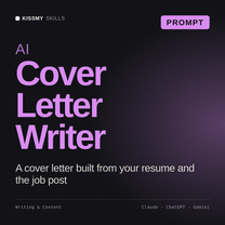 AI Cover Letter Writer