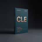 Cover Letter Writer prompts for Claude by KissMySkills, deep teal bookcloth cover with the monogram CLE