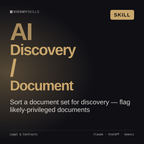 AI Discovery / Document AI skill by KissMySkills, cover
