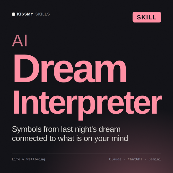 AI Dream Interpreter AI skill by KissMySkills, cover