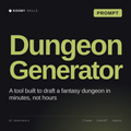 Dungeon Generator AI prompt by KissMySkills, cover