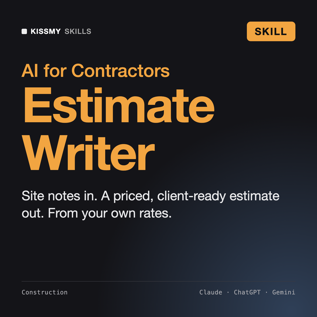 AI Estimate Writer for Contractors
