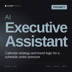 AI Executive Assistant AI prompt by KissMySkills, cover