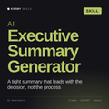 AI Executive Summary Generator AI skill by KissMySkills, cover