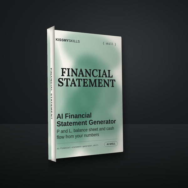 AI Financial Statement Generator Skill cover
