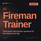 AI Fireman Trainer AI prompt by KissMySkills, cover